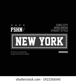 nueva york core city simple moda vintage