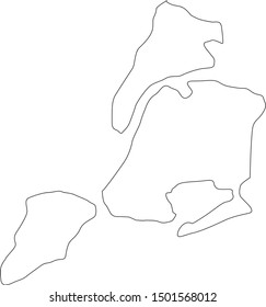 new york county map in state of new york