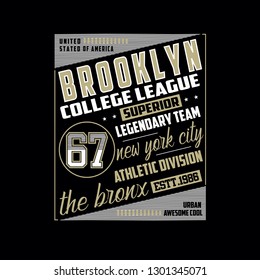 New york design tee,vintage typography vector illustration for t shirt