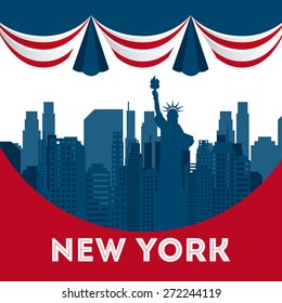 new york design, vector illustration eps10 graphic 