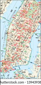 New York, New York downtown map