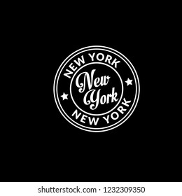 New york emblem, label, badge,sticker. New york package label. vintage stamp. designed for New york product