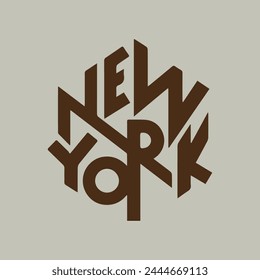 New York Emblem or logo in vector svg
