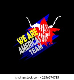 New York flag america typography, t-shirt graphics, vectors