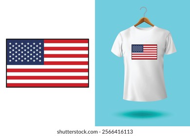 New York flag America typography, t-shirt graphics, vectors, illustration of waving USA flag silk grunge background,  T-shirt graphic design American flag street art style New York