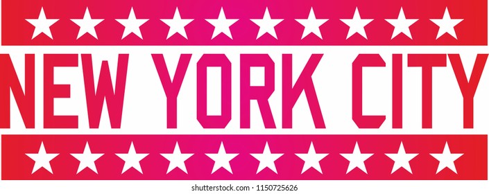 New York graphic design vector art