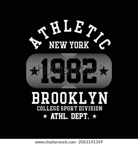 New York graphics typography t shirt vectors
