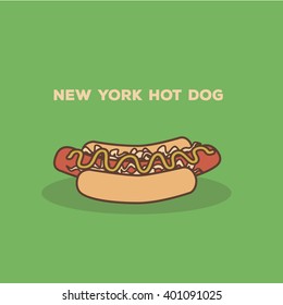 New york hot dog