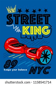 new york hover board,t-shirt design