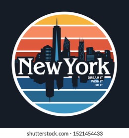 New York illustration, tee shirt graphics, vectors, hand drawn artwork
