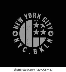 New york illustration typography. perfect for designing t-shirts, shirts, hoodies, poster, print
