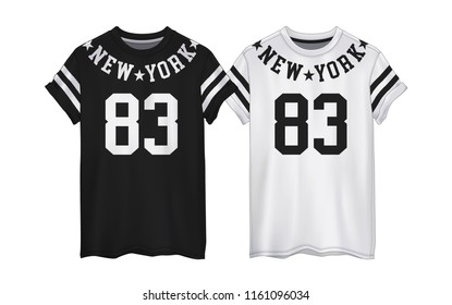 New york letter Print on T-shirts,Vector illustration.