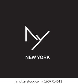 New york Letter Simple Logo