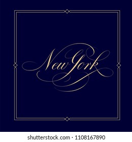 New York Lettering Design