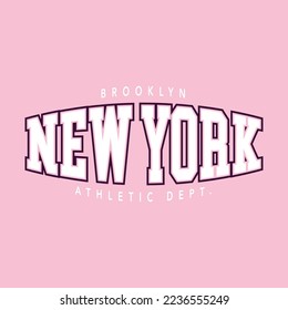 NEW YORK lettering sport,T-shirt design made for screen-printing and digital (DTG) printing,vector,poster,card