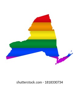 gay pride nyc map
