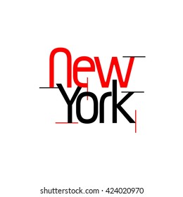  new york logo. vector logo.