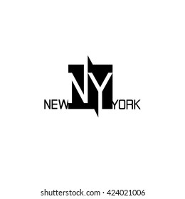  new york logo. vector logo.