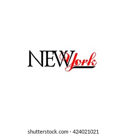  new york logo. vector logo.