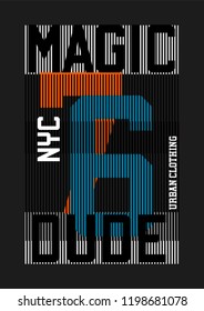 new york magic dude,t-shirt design