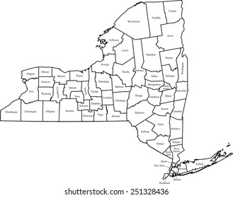 1,880 New york black and white map Images, Stock Photos & Vectors ...