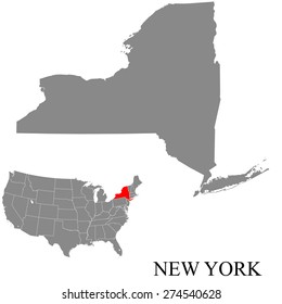 New York map