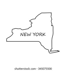 New York Map svg