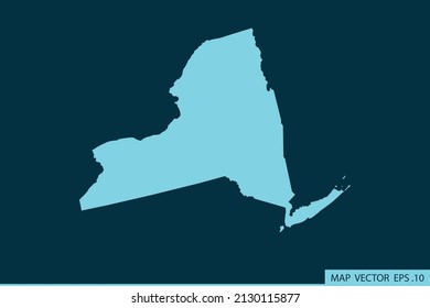 NEW YORK map ,Abstract mash line and point scales on dark background for your web site design map logo, app, ui ,Travel. Vector illustration eps 10.