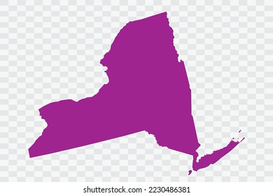 NEW YORK Map pink Color on White Background quality files Color (a50099) png