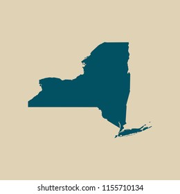 New York map vector