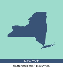 New York map vector