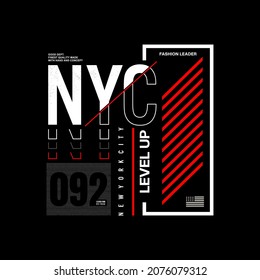 New York, modern and stylish typography slogan. lines style. Vector illustration for print tee shirt, background, typography, poster and more.