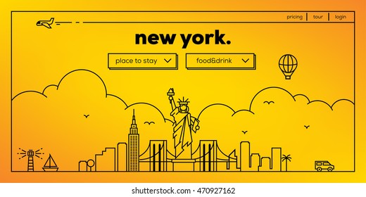 3,204 Ny skyline illustration Images, Stock Photos & Vectors | Shutterstock