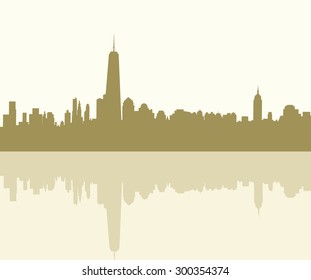 New York Morning Skyline