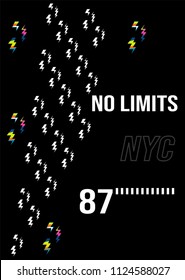 new york no limits,t-shirt design