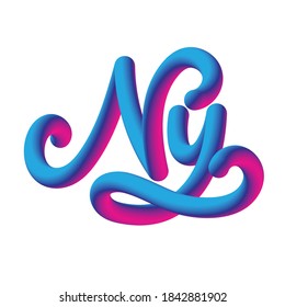 New York NY Symbol, Vektorgrafik