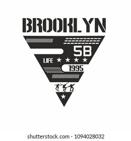 New York nyc graphic design vector art