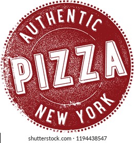 New York Pizza Stamp