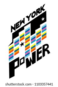 new york power,t-shirt design