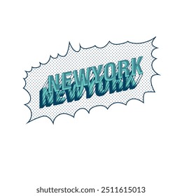 New York Retro Comic Schrift Schrift