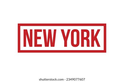 New York Rubber Stamp Seal Vector