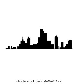 New York Silhouette City Building Skyline Stock Vector (Royalty Free ...