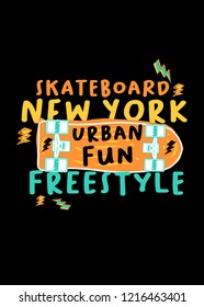 new york skateboard urban designs kids apparel