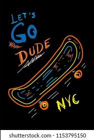 new york skateboarding,t-shirt design