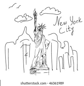 new York sketch