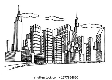 3,204 Ny skyline illustration Images, Stock Photos & Vectors | Shutterstock