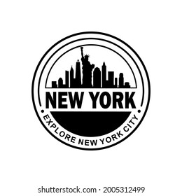 new york skyline logo design inspiration
