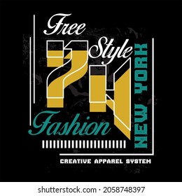 New York Slogan typography graphic motivation, t shirt print, design vector illustration