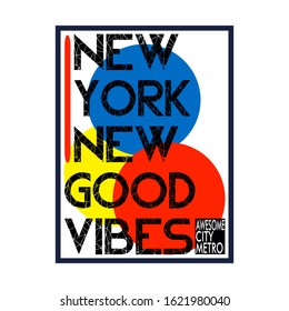 New York slogan vector typography artistic concept for print t shirt