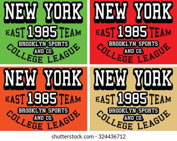 New York Sports T-shirt Design